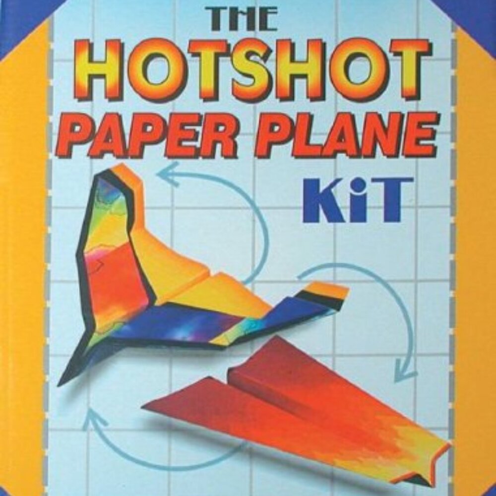 ✈️3/$28❤️sealed Hotshot Paper Plane Activity Kit 2 Books, Stickers, 45sheets etc